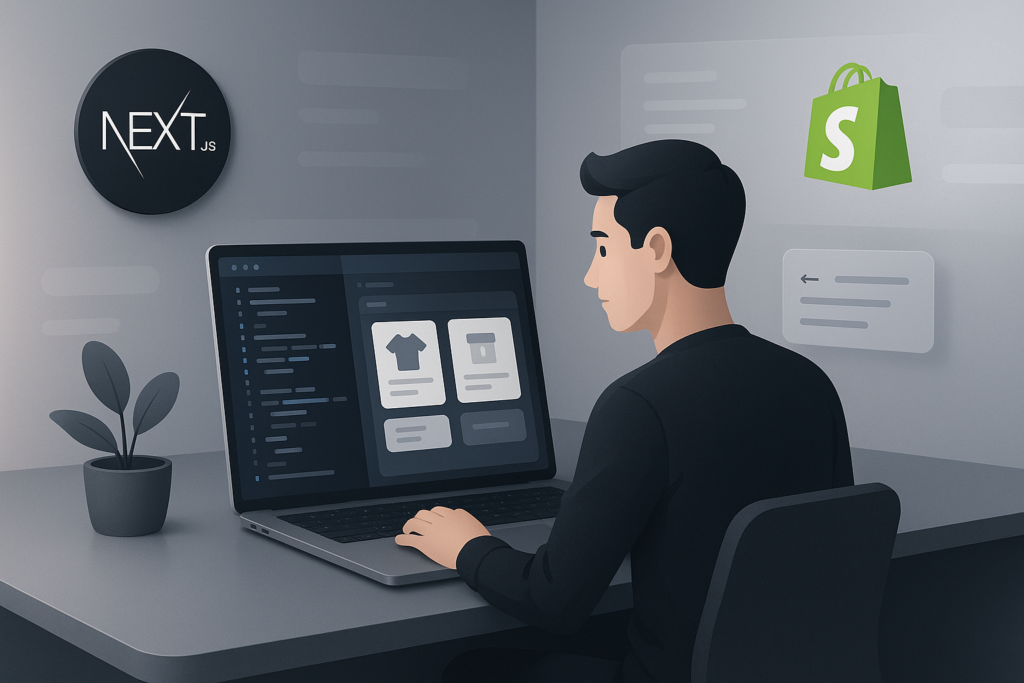 Building a high-performance headless Shopify store using Next.js 16 — the future of modern eCommerce.