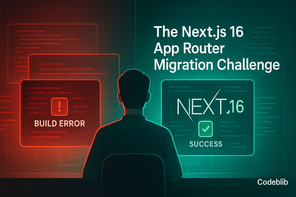 Next.js 16 Parallel Routes Breaking Change: The default.js Fix Explained The Next.js 16 App Router Migration Challenge