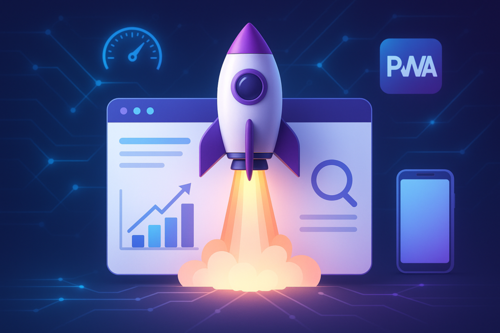 How Progressive Web Apps Supercharge SEO, Speed, and Conversions Progressive Web Apps (PWAs) are transforming how businesses boost website speed, SEO rankings, and user engagement.