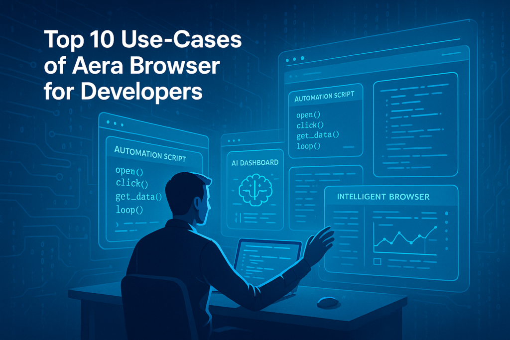 Aera Browser empowers developers with next-generation automation and AI-driven workflows.