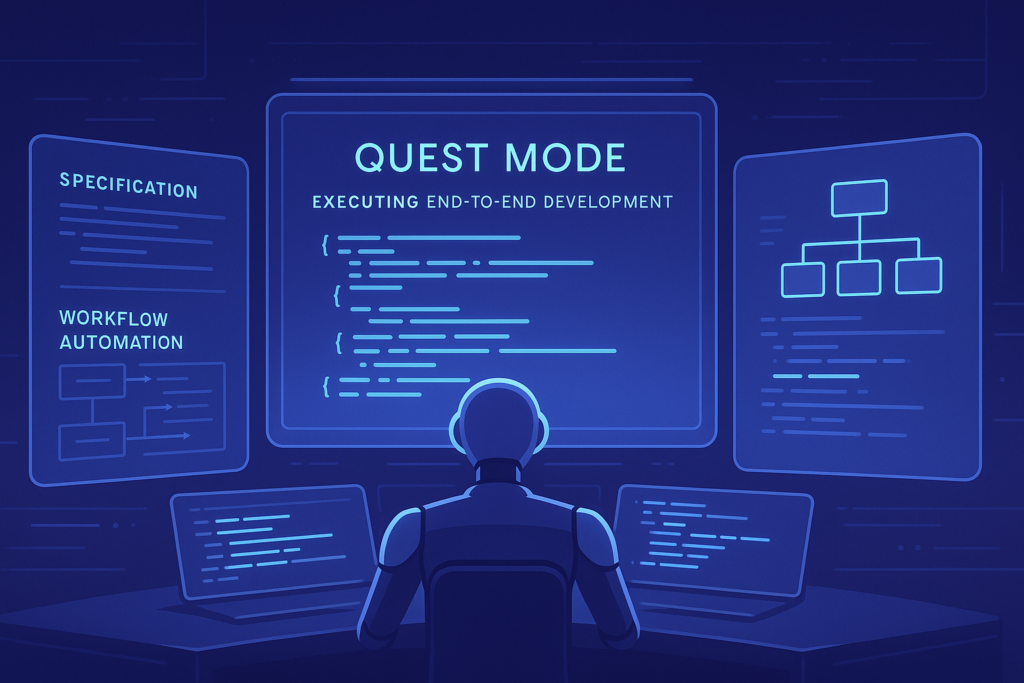 Qoder’s Quest Mode automates full development workflows—from spec to code to tests—making software delivery dramatically faster.