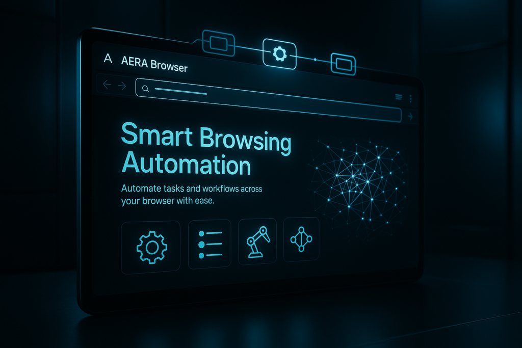 Aera Browser: The AI-Powered Revolution Changing How We Browse the Web Aera Browser is redefining how we interact with the web — blending AI, automation, and intelligent browsing into one seamless experience.